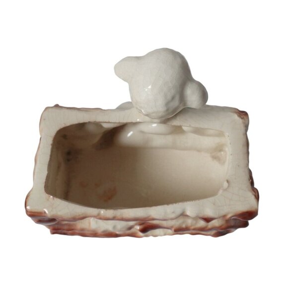 Vintage Pottery Lamb Planter Baby Lamb 1950s - Picture 3 of 8